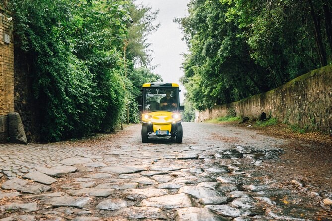Golf Cart Driving Tour in Rome: 2.5 hrs Catacombs & Appian Way