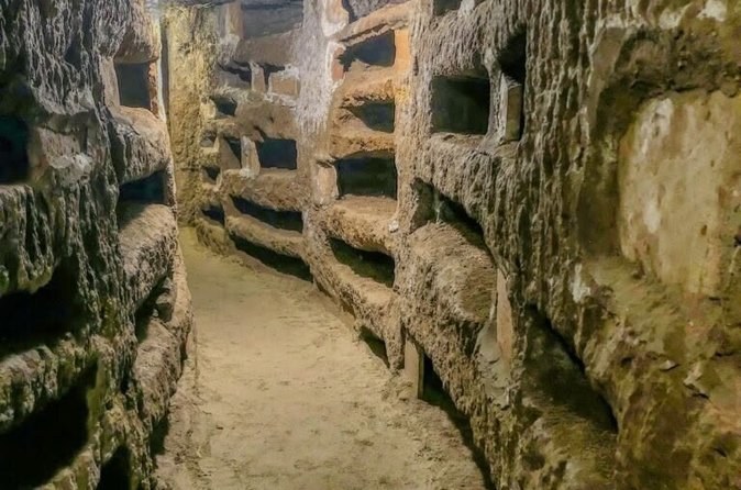 Rome: Catacombs Underground & Colosseum Small Group Tour